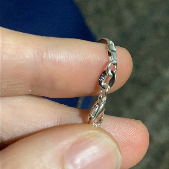 NEW Stamped 925 Silver Necklace - Picture 2 of 3